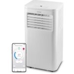 Climatiseur mobile Sencor SAC MT7048C 7000 BTU WiFi déshumidification blanc