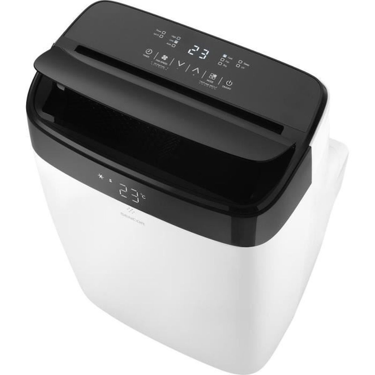 Climatiseur mobile SENCOR SAC MT9040C 9000 BTU Wi-Fi UV C 3 vitesses Blanc – Image 3