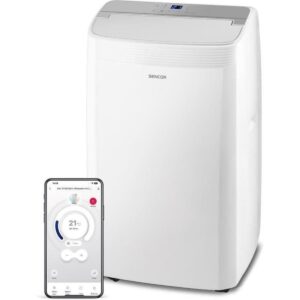 Climatiseur mobile Sencor SAC MT9078CH 9000 BTU Wi Fi 5 modes jusqu a 35 m²