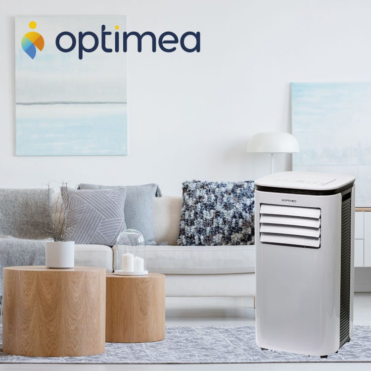 Climatiseur mobile réversible OPTIMEO Opc-a01-070hp 2050/1610W 7000/7000BTU – Image 2